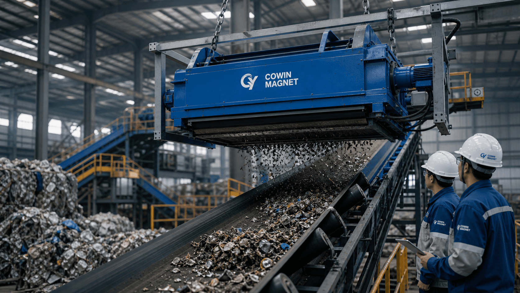 Magnetic Separator Solutions for Mining, Recycling, Cement, and Aggregate Plants
